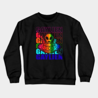 Gender Lesbian, Gay, Trans, Queer Rainbow Crewneck Sweatshirt